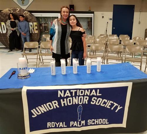 students get inducted to NJHS